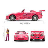 (Pre-Order) 1:24 Suki's Honda S2000 w/ Figurine - Pink -- JADA: Fast & Furious