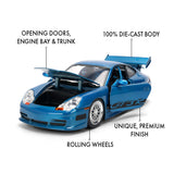 (Pre-Order) 1:24 Porsche 911 GT3 RS -- Light Blue -- Colour Brush Finish -- JADA: F&F 25th