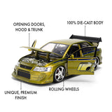 (Pre-Order) 1:24 Brian's Mitsubishi Lancer Evo VII -- Colour Brush Finish -- JADA: F&F 25th