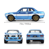 (Pre-Order) 1:24 Brian's Ford Escort RS2000 -- Blue (Candy Finish) -- Fast & Furious JADA