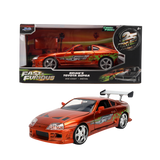 (Pre-Order) 1:24 Brian's Toyota Supra -- Orange - Candy Finish -- JADA: Fast & Furious 25th