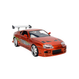 (Pre-Order) 1:24 Brian's Toyota Supra -- Orange - Candy Finish -- JADA: Fast & Furious 25th