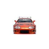 (Pre-Order) 1:24 Brian's Toyota Supra -- Orange - Candy Finish -- JADA: Fast & Furious 25th