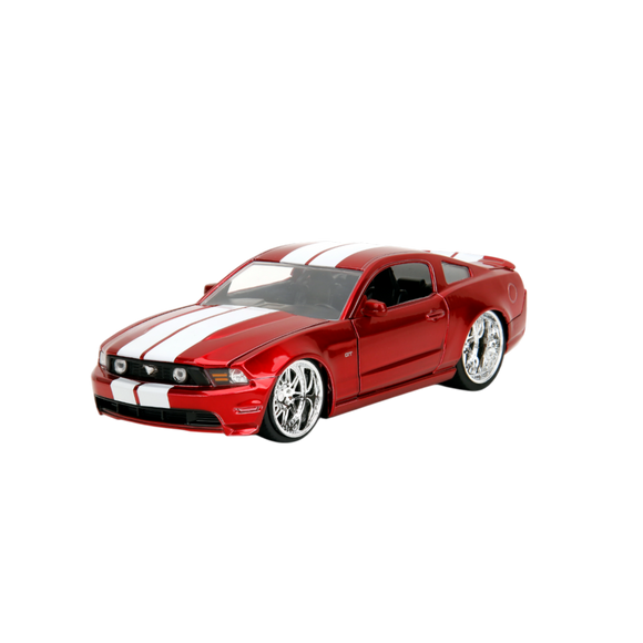 (Pre-Order) 1:24 2010 Ford Mustang GT -- Red -- JADA: Big Time Muscle