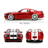 (Pre-Order) 1:24 2010 Ford Mustang GT -- Red -- JADA: Big Time Muscle