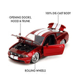 (Pre-Order) 1:24 2010 Ford Mustang GT -- Red -- JADA: Big Time Muscle