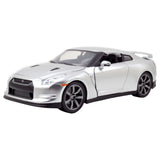 1:24 Brian's Nissan R35 GT-R -- Silver -- Fast & Furious JADA