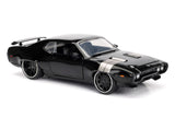 1:24 Dom's Plymouth GTX -- Black -- Fast & Furious JADA