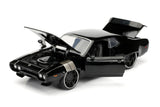 1:24 Dom's Plymouth GTX -- Black -- Fast & Furious JADA