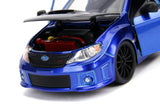 1:24 Brian's 2012 Subaru Impreza WRX STI -- Blue/Silver -- Fast & Furious JADA