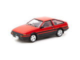 1:64 Toyota Sprinter Trueno (AE86) -- Red/Black -- J Collection / Tarmac Works