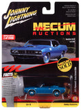 1:64 1971 Plymouth Cuda Convertible -- Blue Fire Metallic -- Johnny Lightning