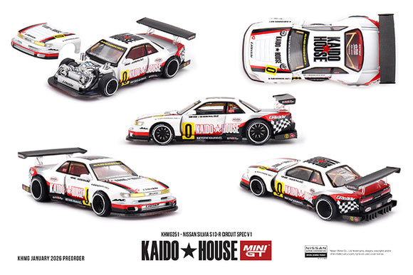 Pre-Order) 1:64 Nissan Silvia S13-R Circuit Spec V1 -- Kaido House x