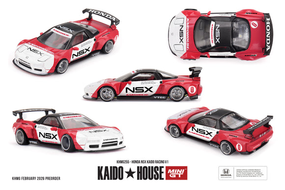 Pre-Order) 1:64 Honda NSX Kaido Racing V1 -- Kaido House x Mini GT KH