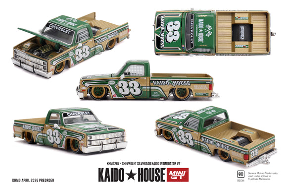 Pre-Order) 1:64 Chevrolet Silverado KAIDO Intimidator V2 -- Kaido Hou