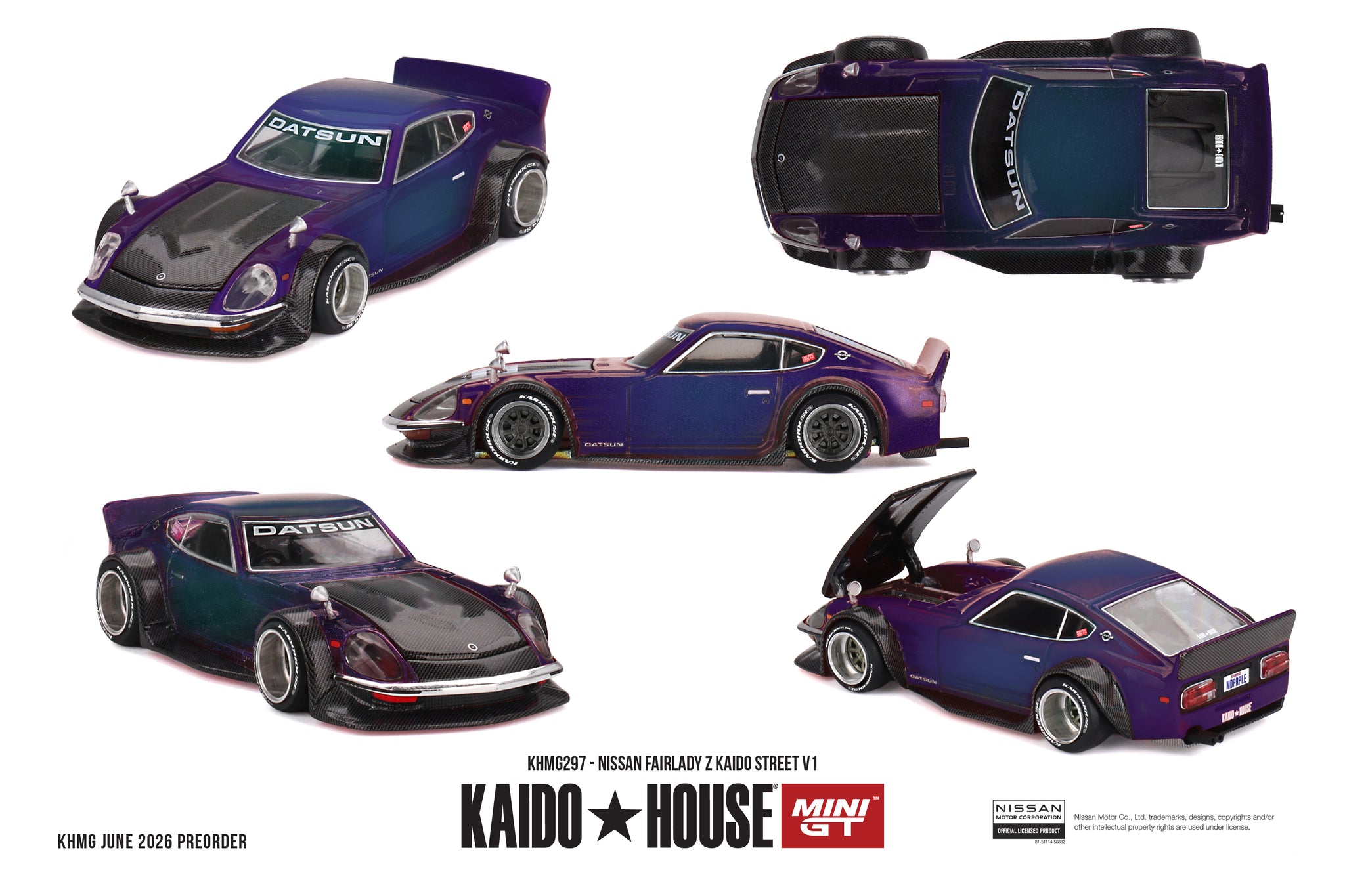 Pre-Order) 1:64 Nissan Silvia S13-R KAIDO DRIFT V1 -- Kaido House x M