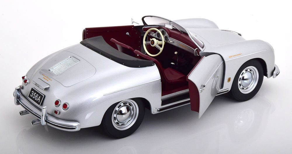 305-051 KK 1/12 ポルシェ 356 A Speedster 1955 Porsche 356 A Speedster Black Diecast Model Car | KK Scale