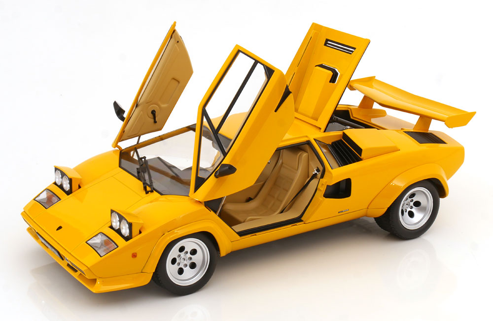 KK1/12 ランボルギーニカウンタック LP5000S QV1985 イエロー KKスケール KK scale 1/12 Lamborghini Countach LP 5000S QV 1985