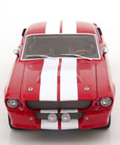 1:12 1967 Shelby GT500 (Ford Mustang) -- Red w/White Stripes -- KK-Scale