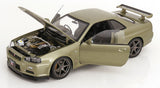 (Pre-Order) 1:12 Nissan R34 Skyline GT-R V-Spec Nur -- Millennium Jade -- KK-Scale