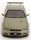 (Pre-Order) 1:12 Nissan R34 Skyline GT-R V-Spec Nur -- Millennium Jade -- KK-Scale