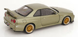 (Pre-Order) 1:12 Nissan R34 Skyline GT-R V-Spec Nur -- Millennium Jade w/Gold BBS Wheels -- KK-Scale