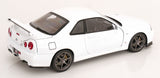 (Pre-Order) 1:12 Nissan R34 Skyline GT-R V-Spec II -- White -- KK-Scale