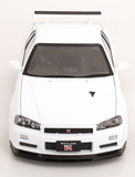 (Pre-Order) 1:12 Nissan R34 Skyline GT-R V-Spec II -- White -- KK-Scale