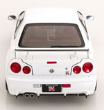 (Pre-Order) 1:12 Nissan R34 Skyline GT-R V-Spec II -- White -- KK-Scale