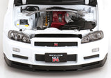 (Pre-Order) 1:12 Nissan R34 Skyline GT-R V-Spec II -- White -- KK-Scale