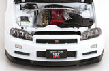 (Pre-Order) 1:12 Nissan R34 Skyline GT-R V-Spec II -- White w/Gold BBS Wheels -- KK-Scale