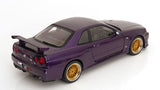 (Pre-Order) 1:12 Nissan R34 Skyline GT-R V-Spec II -- Midnight Purple w/Gold BBS Wheels -- KK-Scale