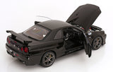 (Pre-Order) 1:12 Nissan R34 Skyline GT-R V-Spec II -- Black -- KK-Scale