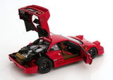 1:12 1987 Ferrari F40 LM Lightweight -- Red w/Red Interior -- KK-Scale