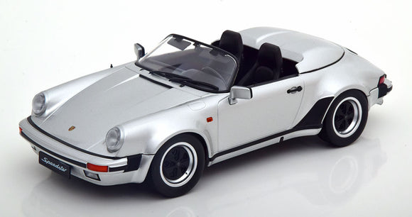 1:18 1989 Porsche 911 3.2 Speedster -- Silver -- KK-Scale