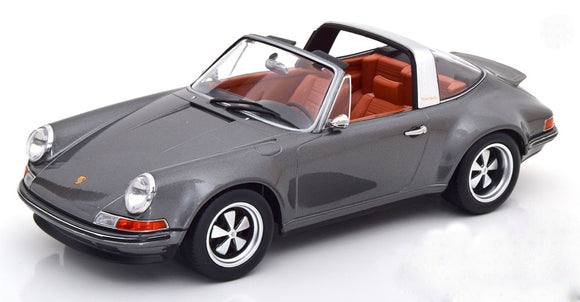 1:18 Porsche 911 Targa by Singer -- Grey -- KK-Scale