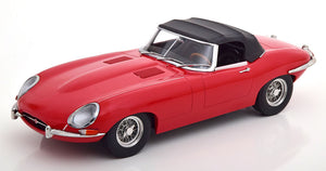 1:18 1961 Jaguar E-Type Cabriolet Series 1 -- Red -- KK-Scale KKDC180484