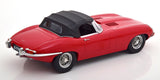 1:18 1961 Jaguar E-Type Cabriolet Series 1 -- Red -- KK-Scale