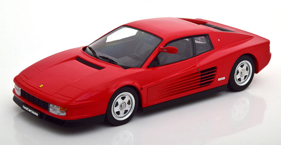 1:18 Ferrari Testarossa 1984 -- Red w/Black Interior -- KK-Scale