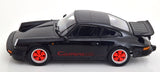 1:18 1989 Porsche 911 Carrera 3.2 Clubsport Coupe -- Black/Red -- KK-Scale