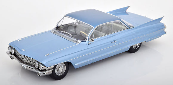 1:18 1961 Cadillac Series 62 Coupe DeVille -- Blue Metallic -- KK-Scale