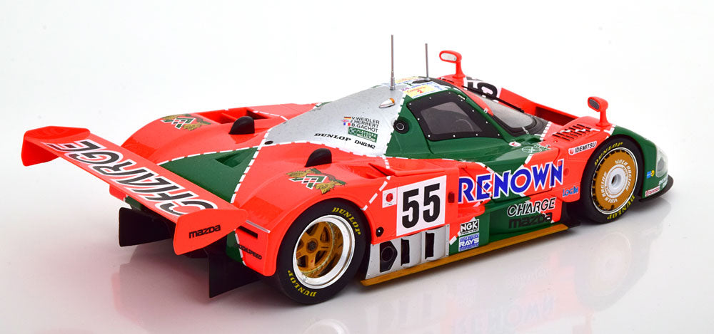 AUOTart 1/18 1991年 MAZDA 787B TOY Car 1:18 1991 Le Mans 24 Hour Winner -- #55 Mazda 787B -- KK-Scale