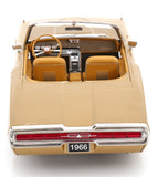 1:18 1966 Ford Thunderbird Convertible -- Gold Metallic -- KK-Scale