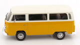 1:18 Volkswagen T2b Kombi Bus 1972 -- Yellow/White -- KK-Scale