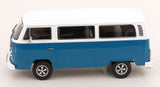 1:18 Volkswagen T2b Kombi Bus w/Fuchs Wheels 1972 -- Blue/White -- KK-Scale
