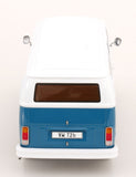 1:18 Volkswagen T2b Kombi Bus w/Fuchs Wheels 1972 -- Blue/White -- KK-Scale