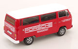 1:18 Volkswagen T2b Kombi Bus Delivery Van - Red/White Porsche Racing - KK-Scale
