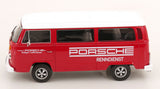1:18 Volkswagen T2b Kombi Bus Delivery Van - Red/White Porsche Racing - KK-Scale