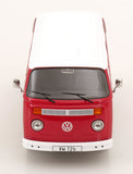 1:18 Volkswagen T2b Kombi Bus Delivery Van - Red/White Porsche Racing - KK-Scale