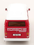 1:18 Volkswagen T2b Kombi Bus Delivery Van - Red/White Porsche Racing - KK-Scale